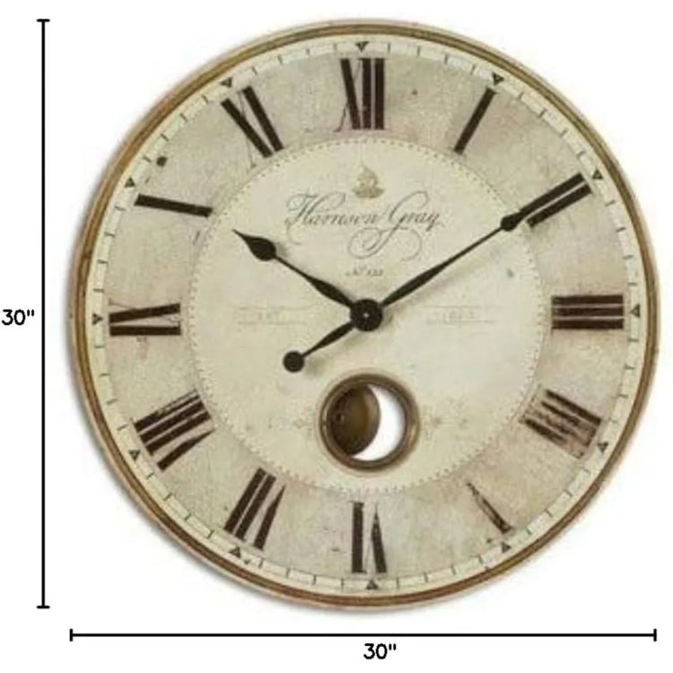 Harrison 30-Inch Wall Clock