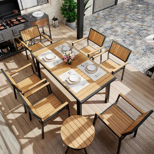 8-Piece Aluminum Patio Dining Set