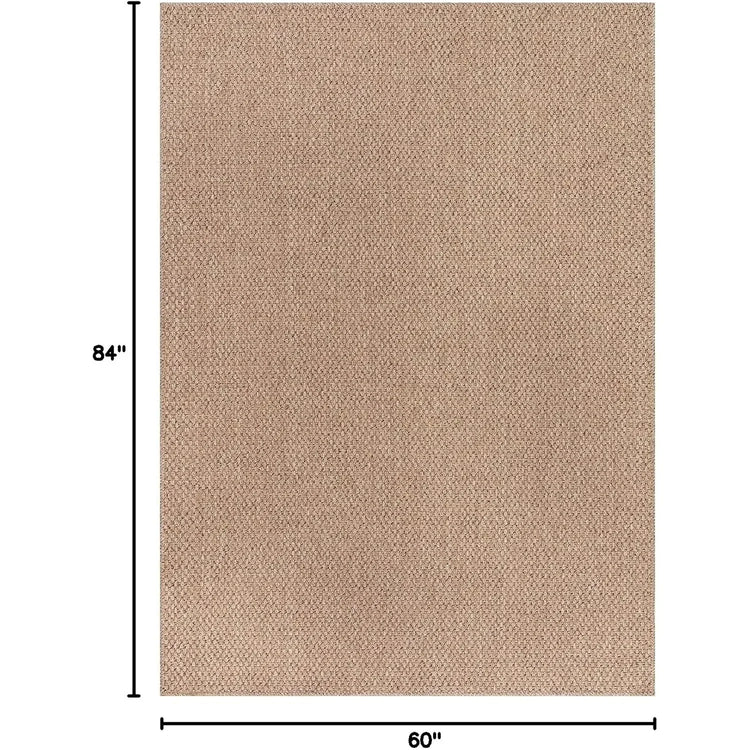 Jute 5x7 Farmhouse Area Rug