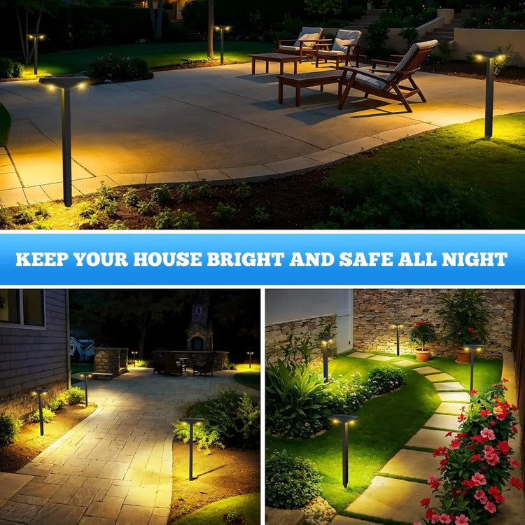 8-Pack Solar Garden Pathway Lights