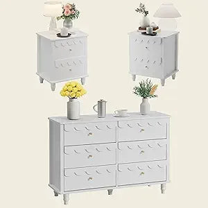 Bedroom Dresser & Nightstand Combo, 2 or 3-Piece
