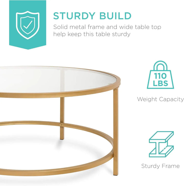 Round Glass Coffee Table