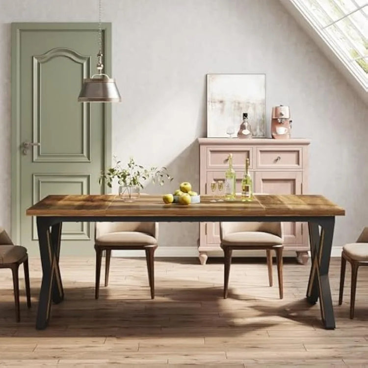 Farmhouse Dining Table for 4–6 People