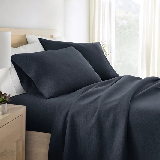 Cotton Jersey Knit Twin Sheet Set