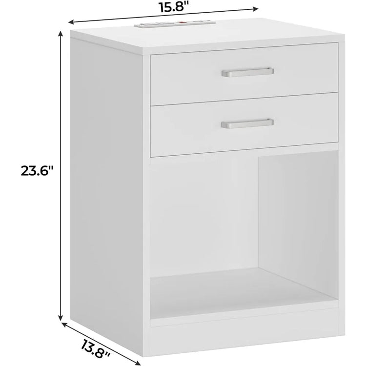 Nightstand with Charging Station