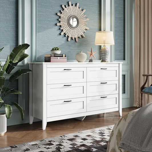 Retro 6-Drawer Dresser