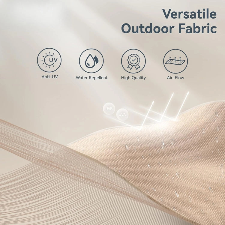 13 ft Double-Sided Patio Umbrella with Crank