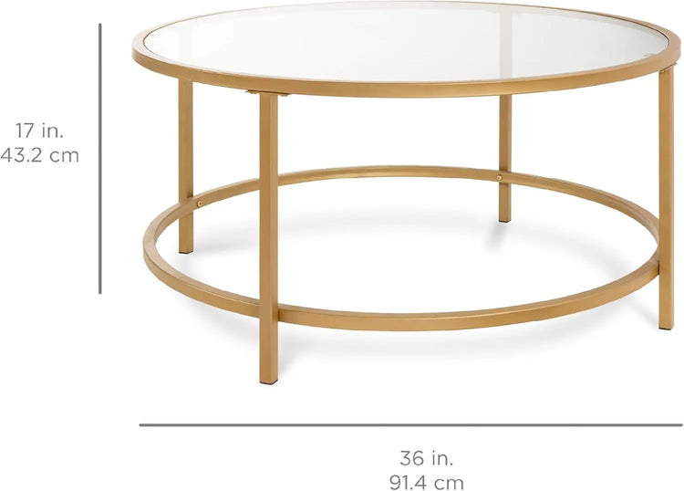 Round Glass Coffee Table