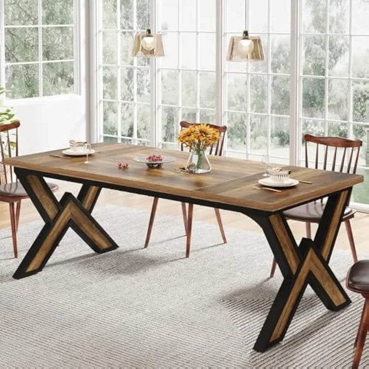 Farmhouse Dining Table for 4–6 People