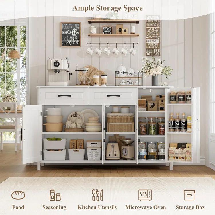 Modern Sideboard Buffet Cabinet with Storage