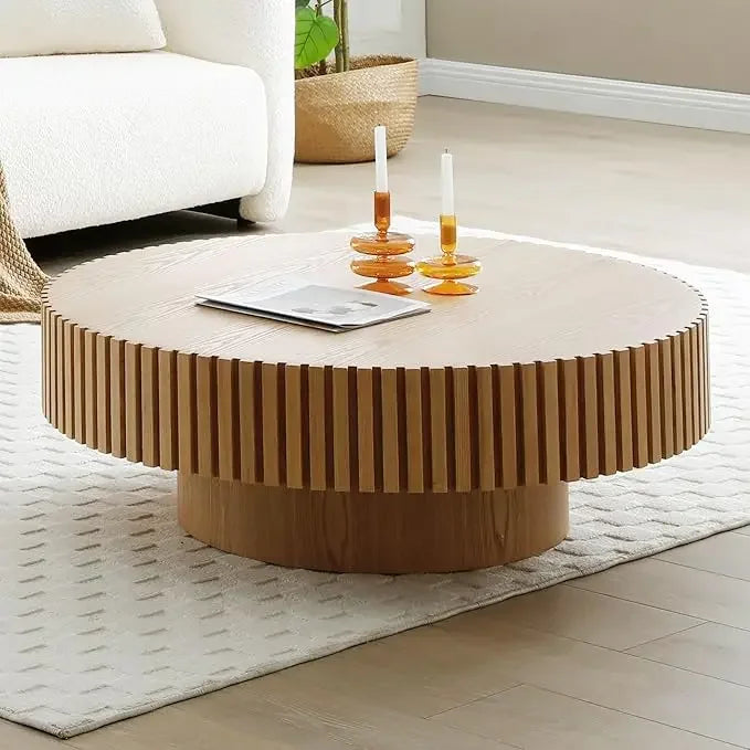 Large Modern Round Coffee Table