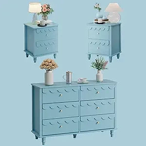 Bedroom Dresser & Nightstand Combo, 2 or 3-Piece