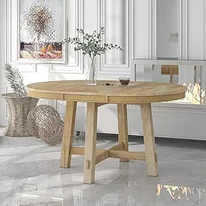 Farmhouse Drop Leaf Extendable Dining Table for 4