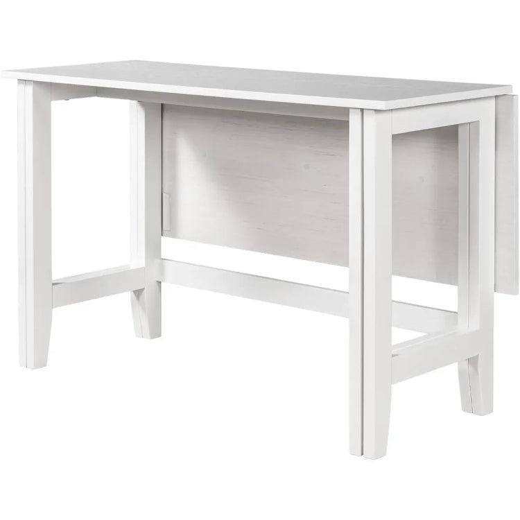 Farmhouse Drop Leaf Extendable Dining Table for 4